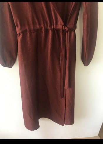 bağlamalı elbise - Görsel 10