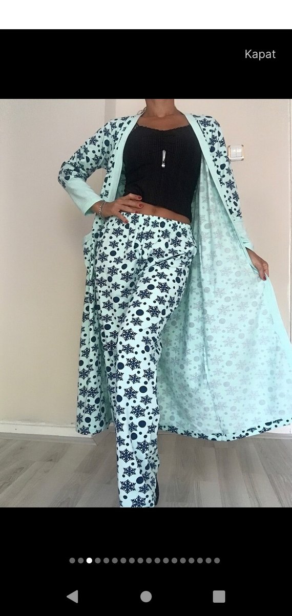 sabahlık- pijama- çeyizlik-hediyelik - Görsel 3