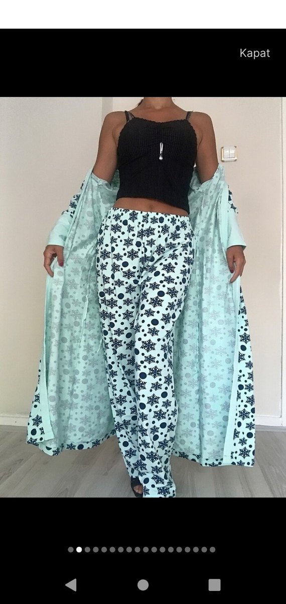 sabahlık- pijama- çeyizlik-hediyelik - Görsel 2