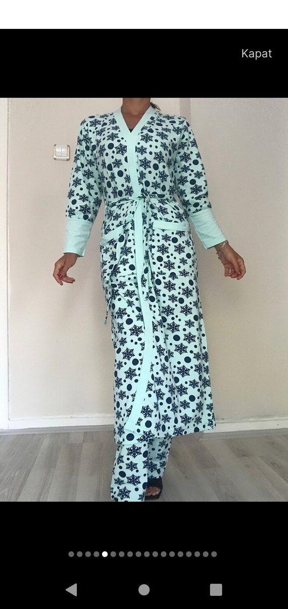 sabahlık- pijama- çeyizlik-hediyelik - Görsel 5