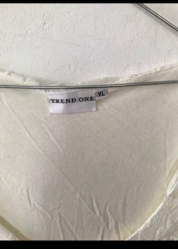 Yumuşak Güpür Muhteşem Beyaz Elbise - Görsel 13