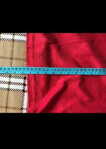 36-38 Beden Kırmızı Süet Elbise - Görsel 6