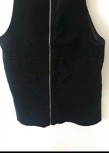 Kadife Askılı Elbise - Görsel 9