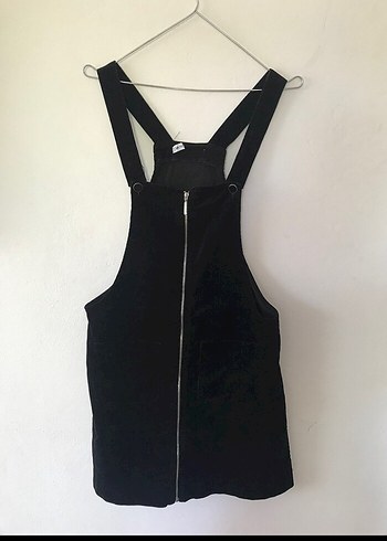 Kadife Askılı Elbise - Görsel 8