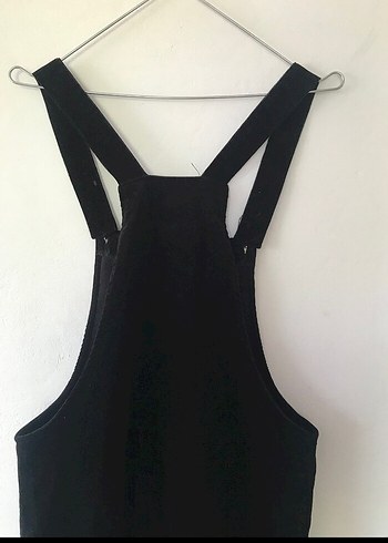 Kadife Askılı Elbise - Görsel 14