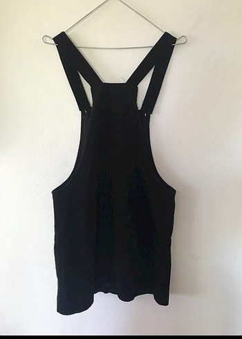 Kadife Askılı Elbise - Görsel 12