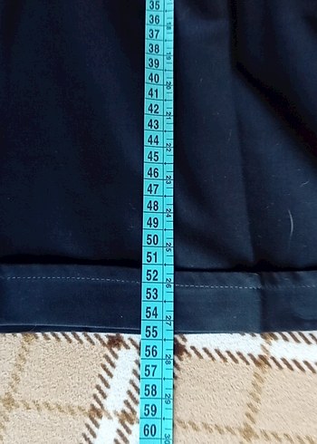 Siyah Kadın Bermuda Kumaş Şort - Görsel 8