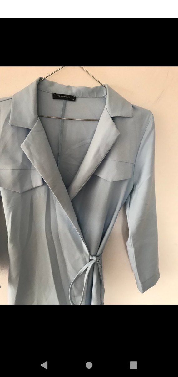 Mavi Kadın Elbise - Görsel 5