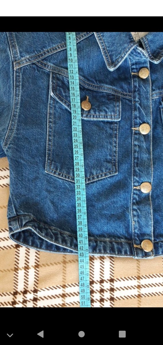 Şehir Stiline Uygun Minimal Kot Ceket — görsel 5/7