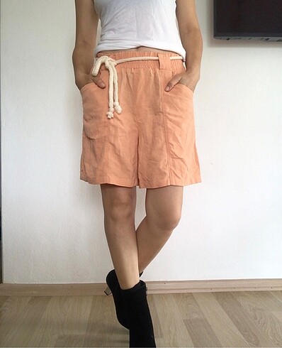 38 Beden turuncu Renk Kapri pantolon---Sipariş Öncesi Mesaj Yazınız!!!