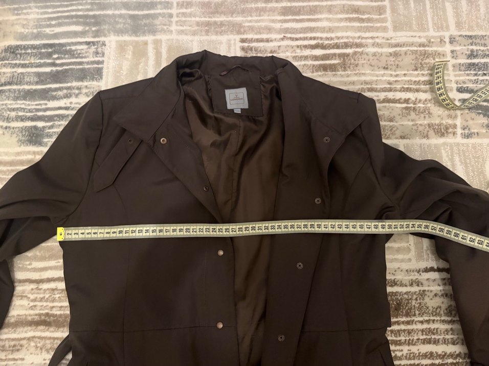 Kahverengi Midi Kemerli Kadın Trençkot - Görsel 2