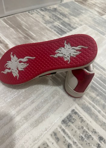 Beyaz Nakışlı Kadın Spor Ayakkabı - Görsel 3