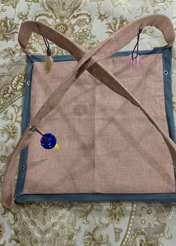 Pembe Pastel Kedi Oyun Halısı - Görsel 3