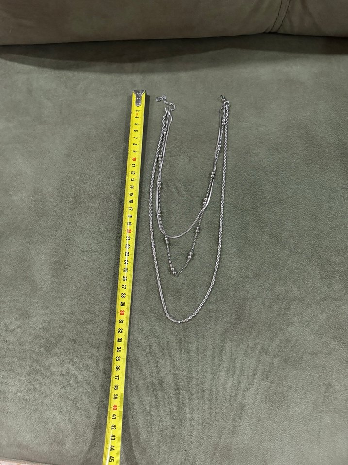 3 boyutta kararmaz solmaz çelik kolye. Sıfır ürün. - Görsel 3