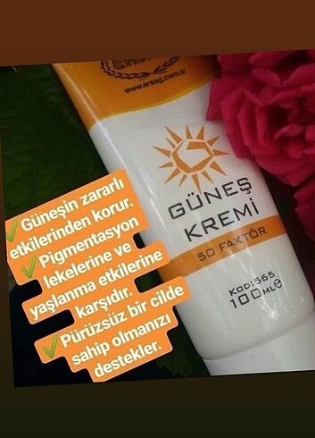 Güneş kremi 