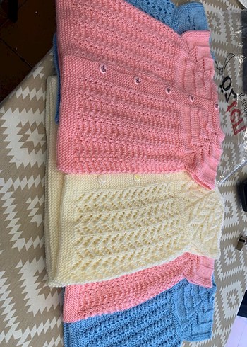 Kız Çocuk Pastel Renkli Kolsuz Örgü Süveter