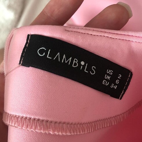 xs Beden pembe Renk Pembe xs dalgıç kumaş elbise