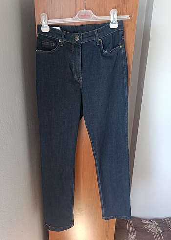 Kadın Lacivert Denim Regular Fit Jean