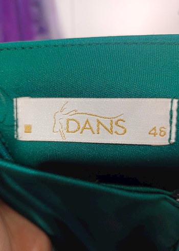 Drapeli Uzun Yeşil Straplez Abiye Elbise - Görsel 8