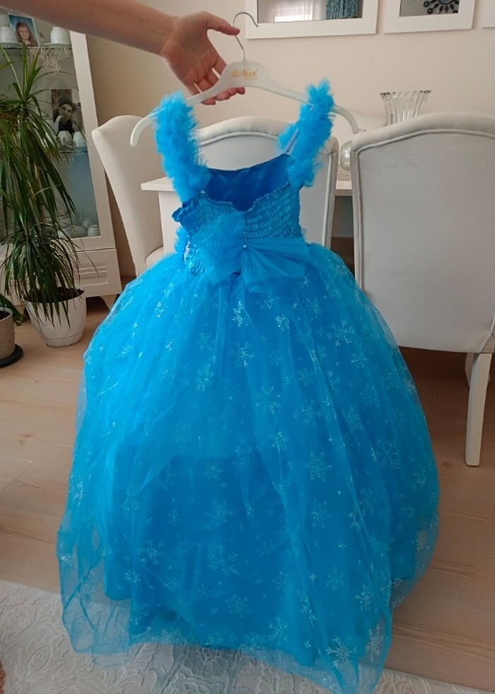 Frozen Elsa cocuk elbise - Görsel 2