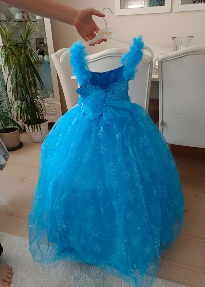 Frozen Elsa cocuk elbise - Görsel 4