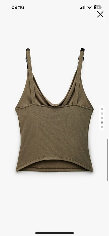 s Beden haki Renk koton crop