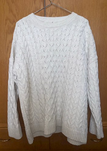 Kadın Taş Örgü Kalın Kazak - Görsel 3