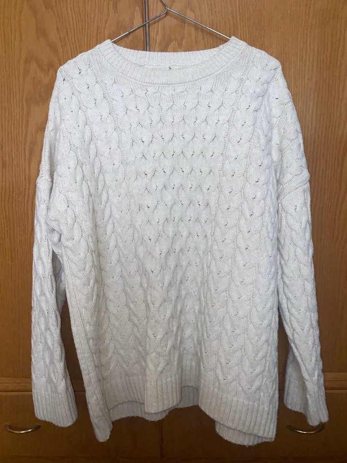 Kadın Taş Örgü Kalın Kazak - Görsel 3