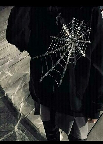 Gothic Harajuku Spider Hırka / Sweatshirt