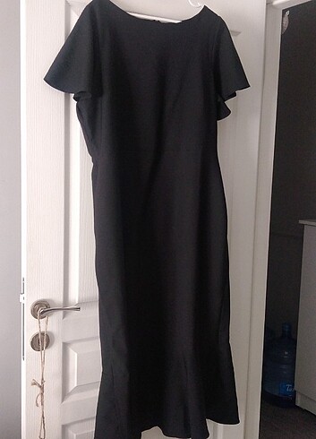 48 Beden siyah Renk Trendyol Curve elbise