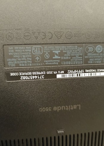 DELL kalitesi i5 8 rem 256 nvme seri çalışan laptop, ofis,. - Görsel 5