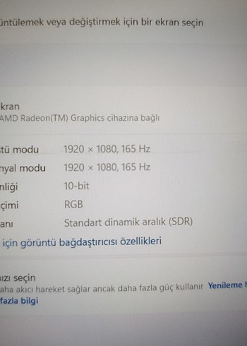 RTX3050 ekran kartlı Lenovo Laptop r5 16GB 512GB - Görsel 10