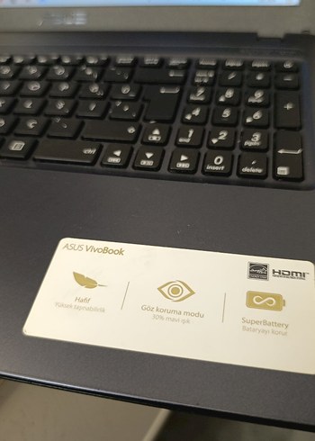 HEDİYELİ ASUS LAPTOP YENİ NESİL SLİM KASA ev, okul ofis - Görsel 2