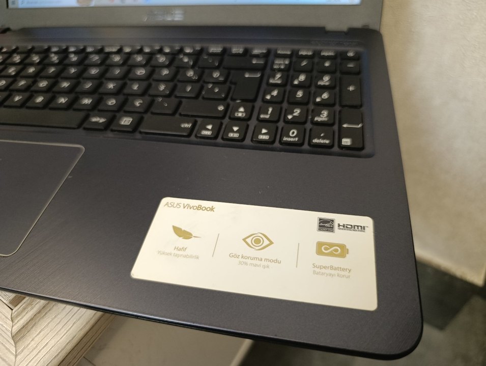 HEDİYELİ ASUS LAPTOP YENİ NESİL SLİM KASA ev, okul ofis - Görsel 2