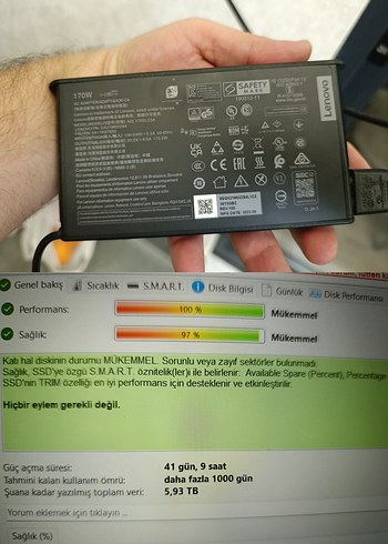 Garantili DDR5 sistem Lenovo RTX3050 512GB - Görsel 8