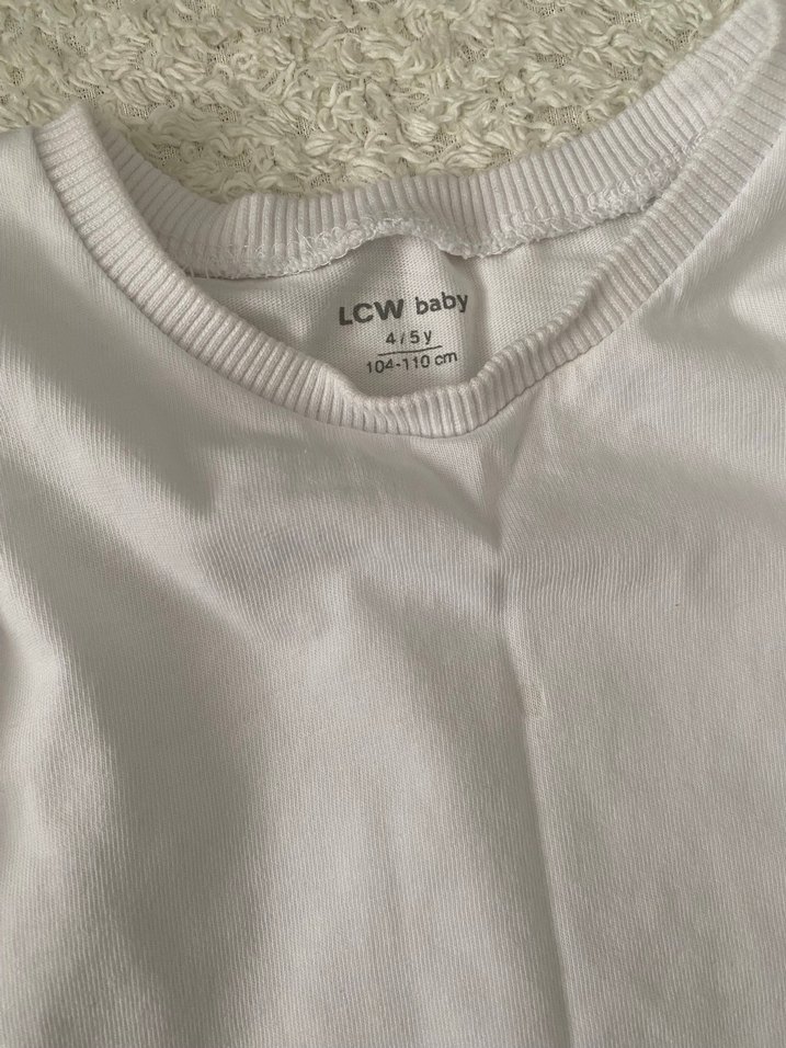 Beyaz Uzun Kollu Çocuk İçlik - Görsel 2