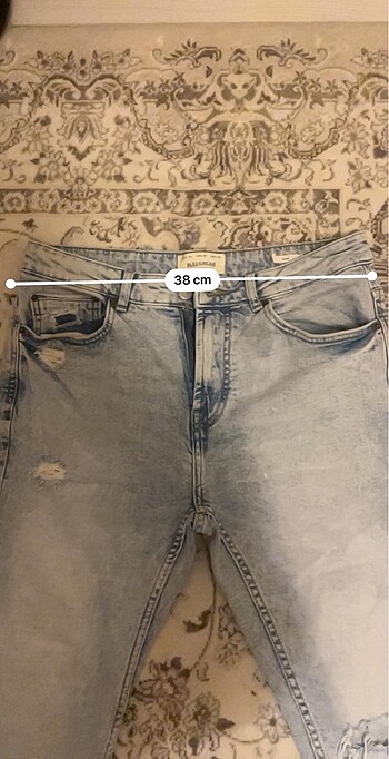 42 Beden mavi Renk pull&bear erkek pantolon