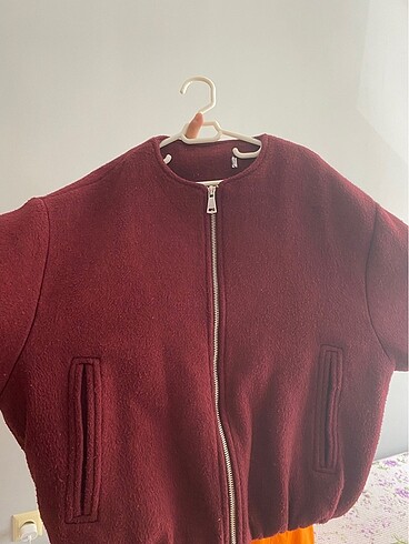 bordo bomber ceket