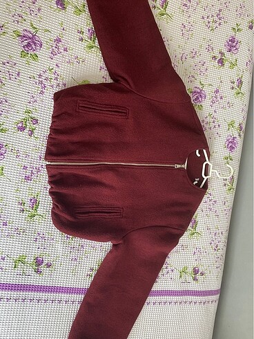 Trendyol & Milla bordo bomber ceket