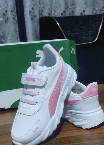 Puma Puma Kız Çocuk Pembe Spor Ayakkabı