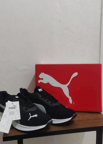 Siyah Puma Erkek Spor Ayakkabı Velcro