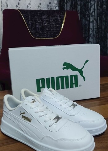 38 Beden Beyaz Puma Kadın Spor Ayakkabı