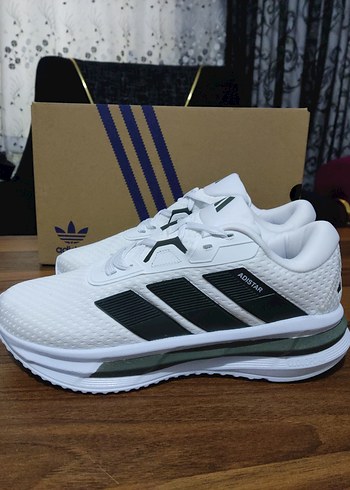 Adidas Galaxy GRS Spor Beyaz Gri Erkek Spor Ayakkabı