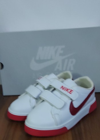 Kız Çocuk Beyaz Nike Cırt Cırtlı Spor Ayakkabı - Görsel 6