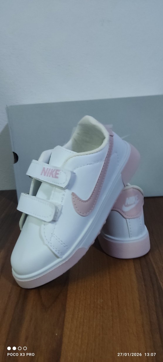 Kız Çocuk Beyaz Nike Spor Ayakkabı - Görsel 5