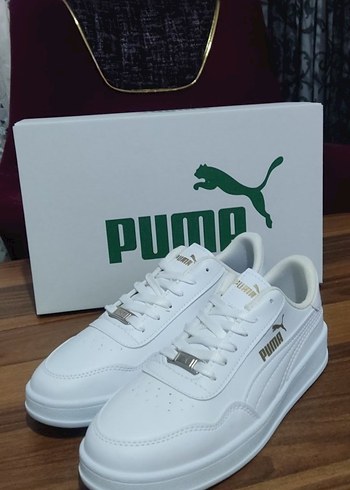 37 Beden Beyaz Puma Kadın Spor Ayakkabı
