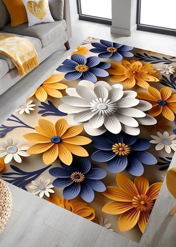 3d dijital baskılı tasarım halılar - Görsel 13