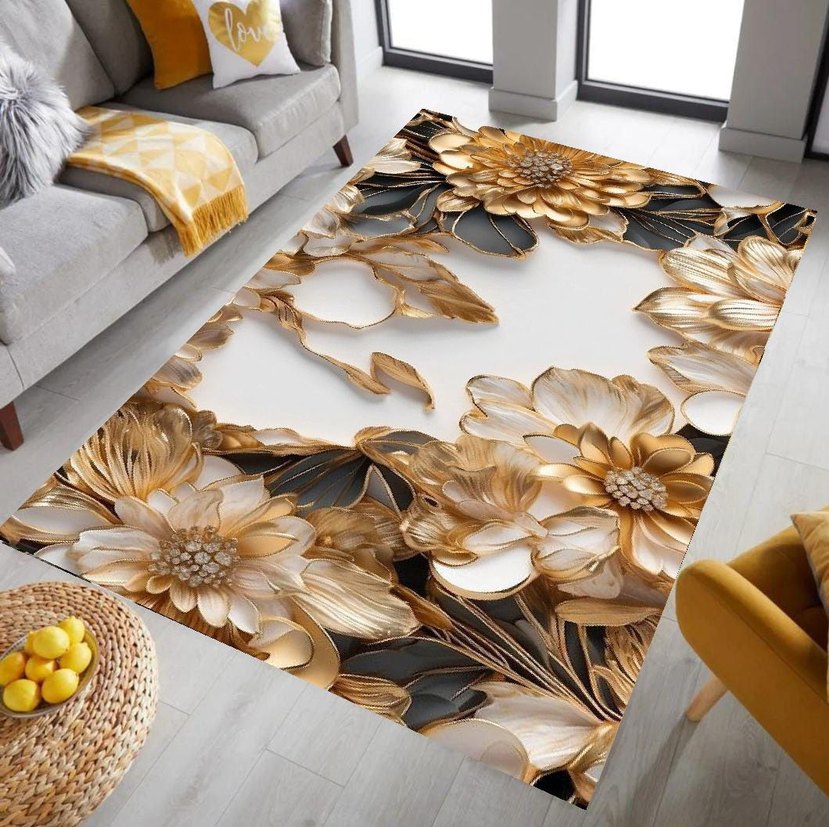 3d dijital baskılı tasarım halılar - Görsel 5