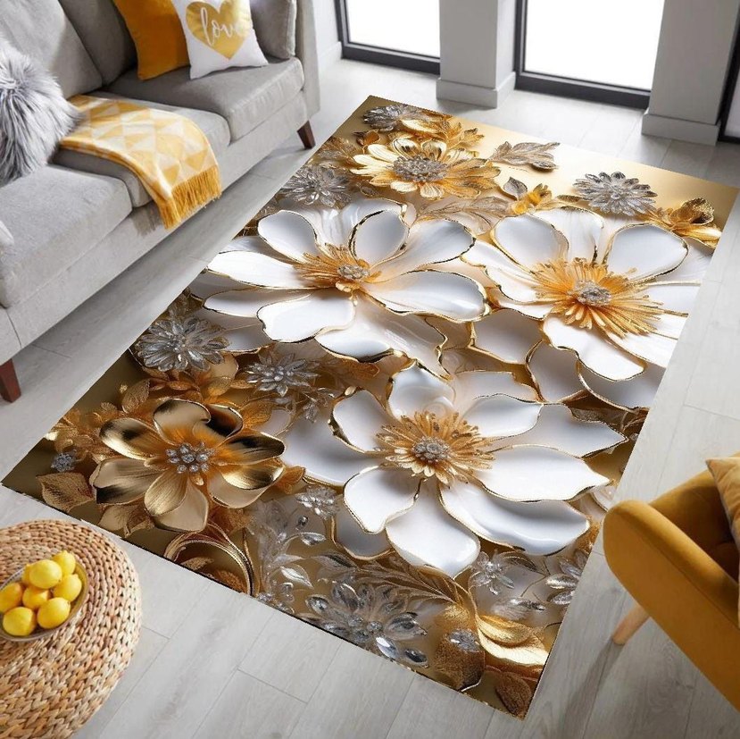 3d dijital baskılı tasarım halılar - Görsel 4