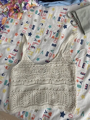 Pull and Bear kadın pull and bear örme askılı bluz